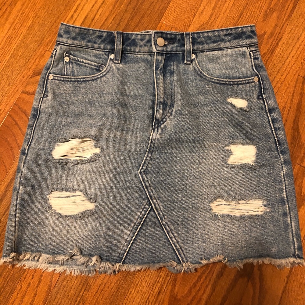 Blue Denim Skirt